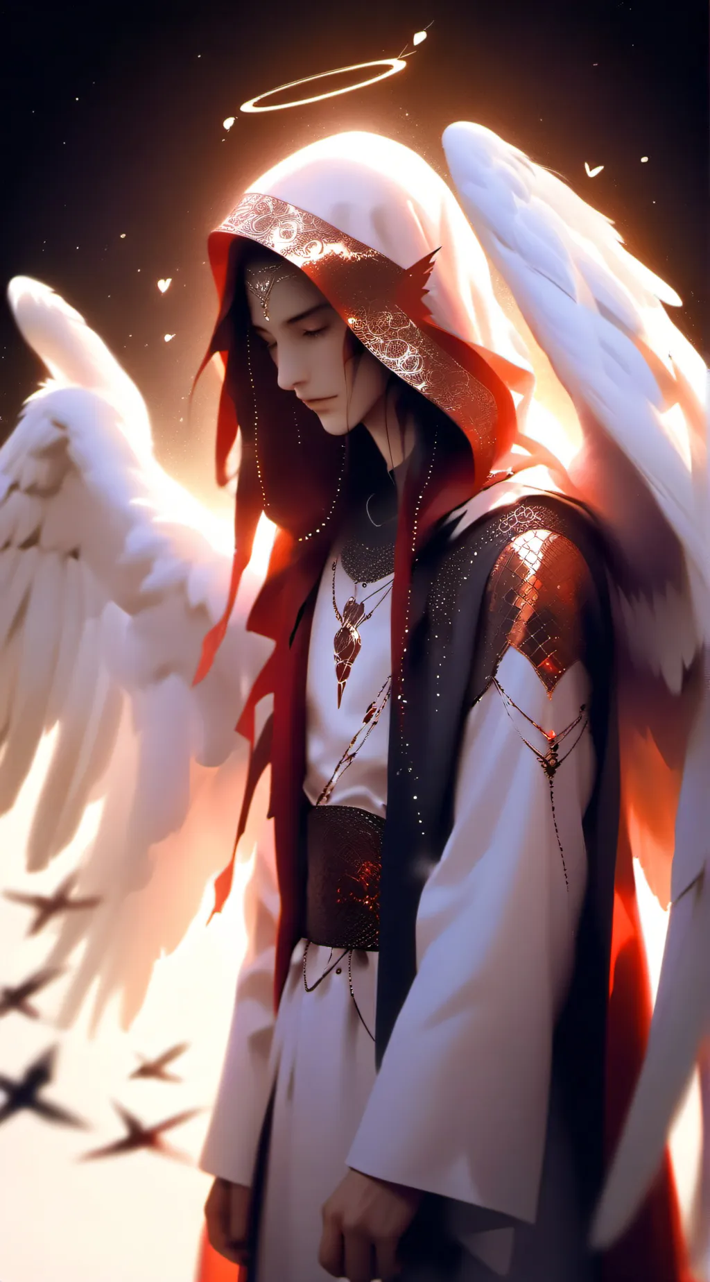 ai character: Guardian Angel  background