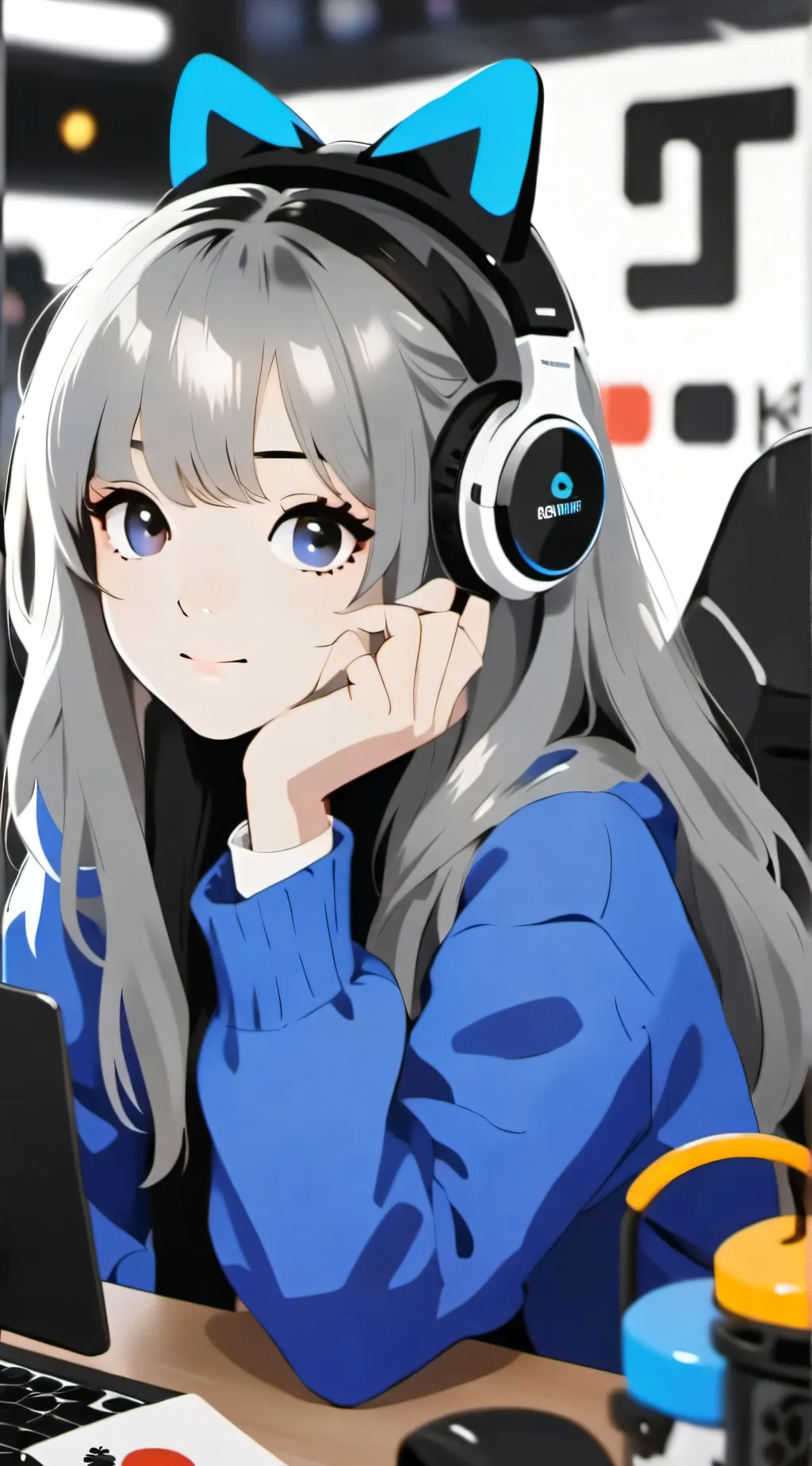 ai character: Charlotte  background