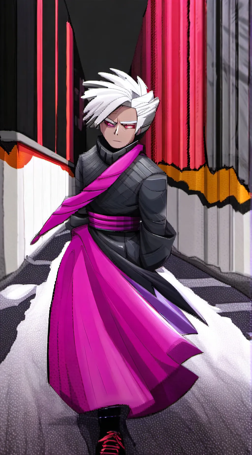 ai character: angel dust & val background