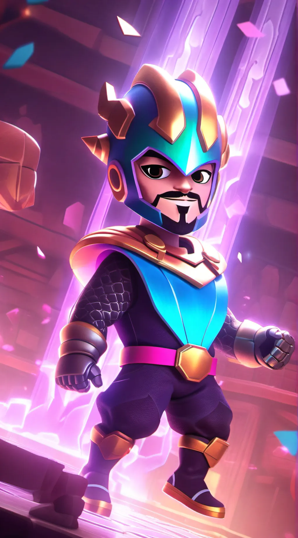 ai character: Dominik Mysterio  background