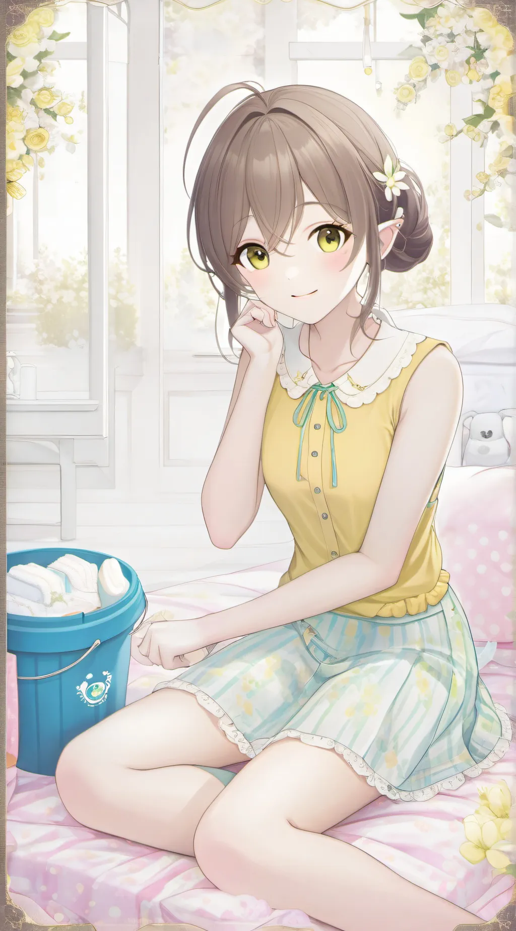 ai character: 夏安安 background