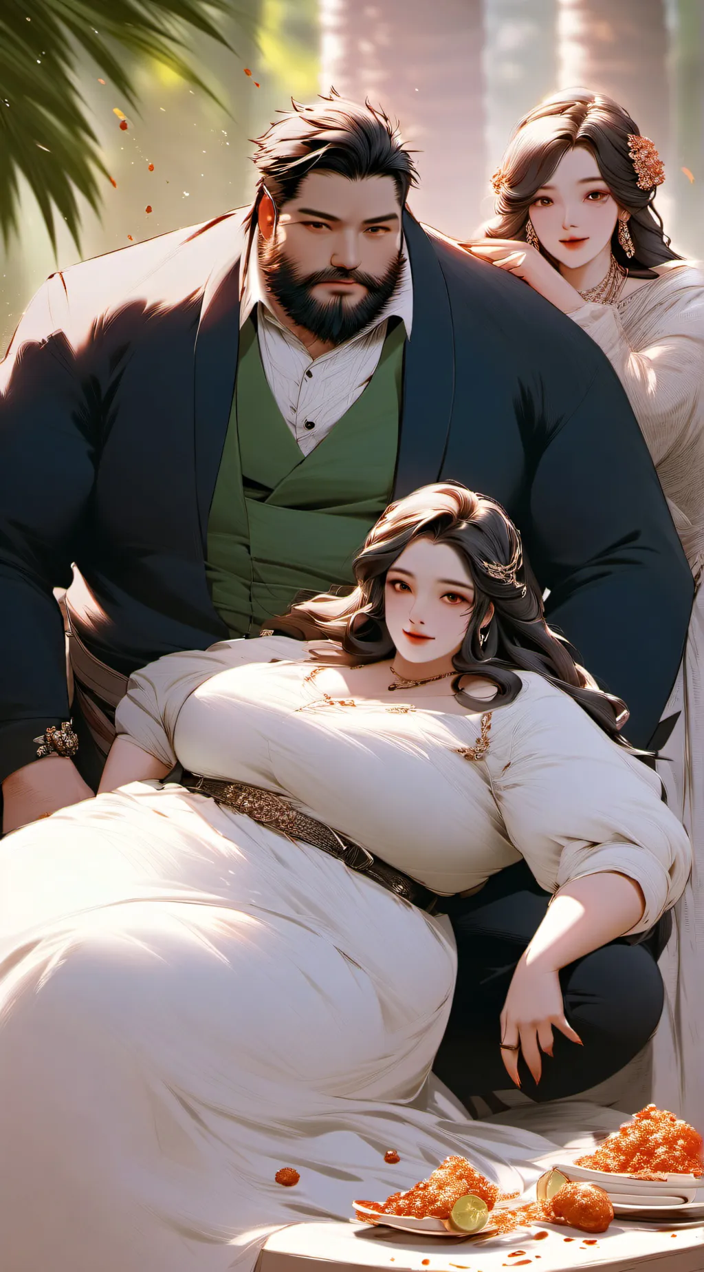 ai character: people  background