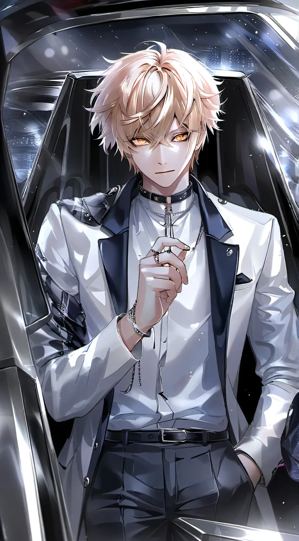 ai character: bakugo  background