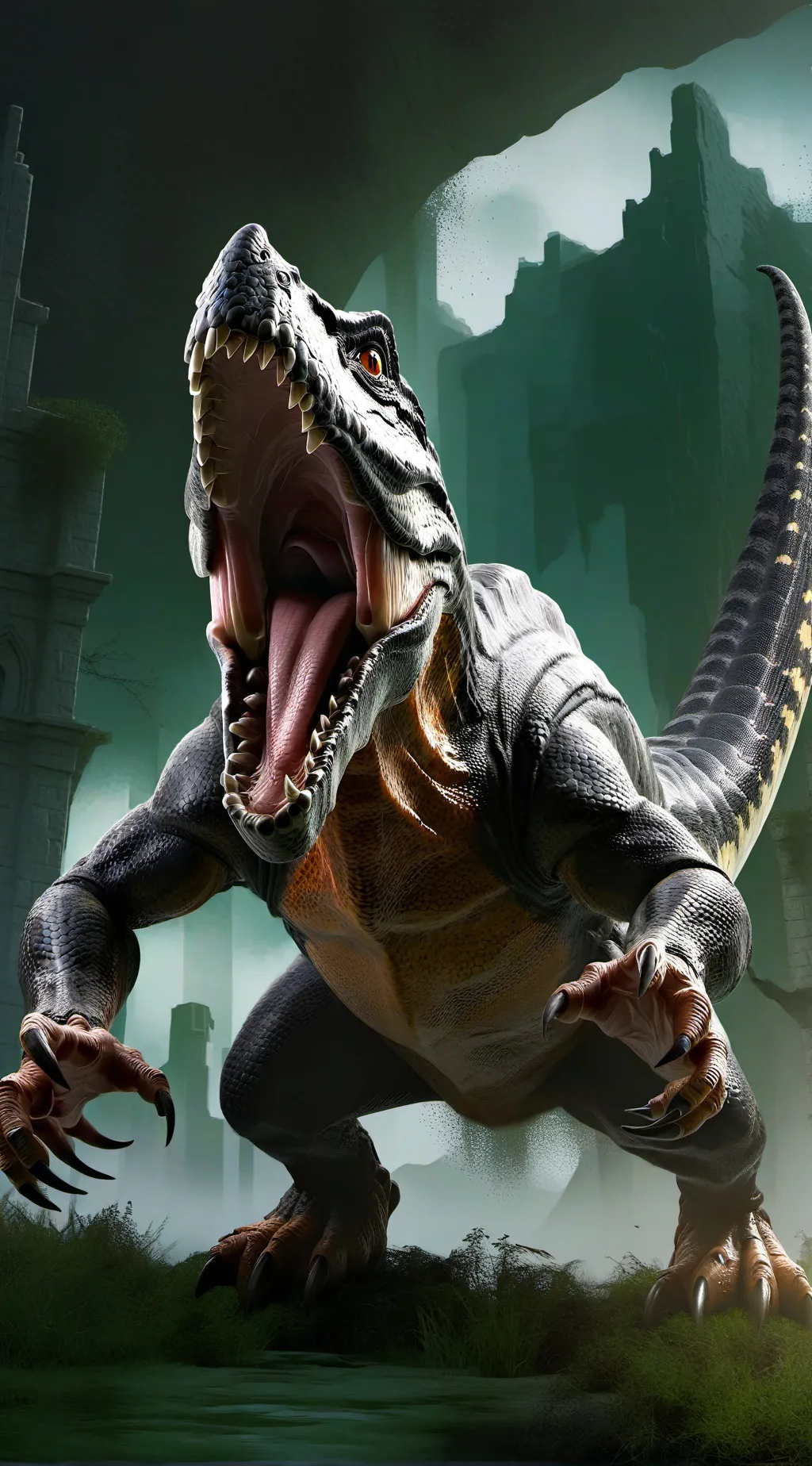 ai character: Dino (Big snake 3) background