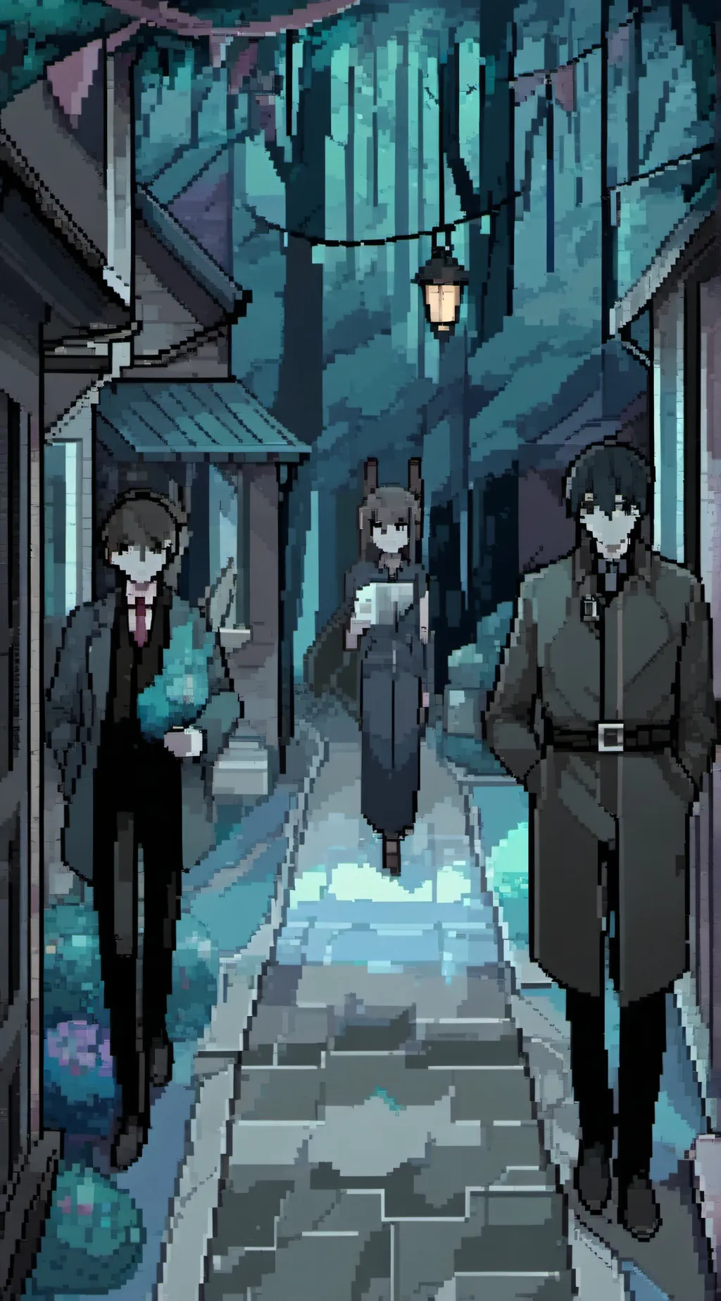ai character: Friend group  background