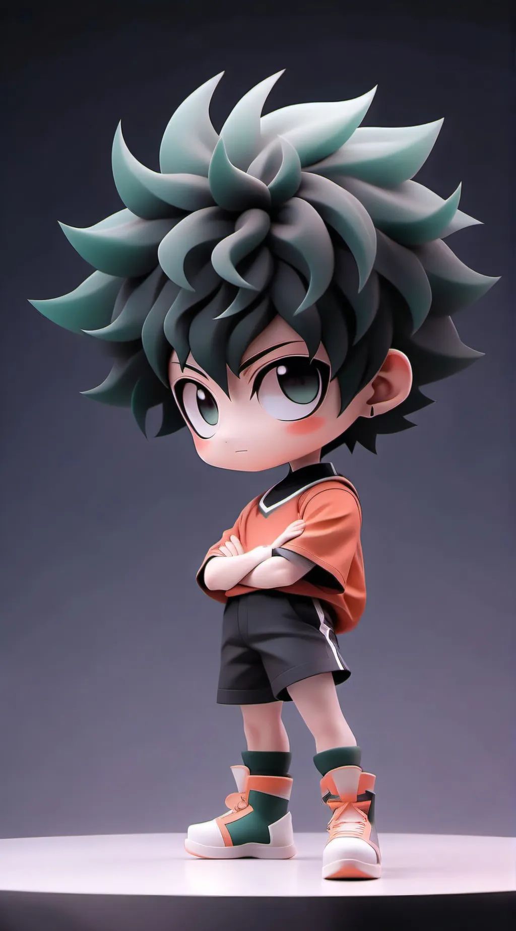 ai character: Deku background