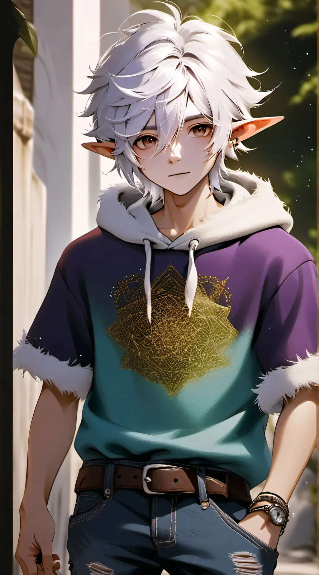 ai character: Heaven And Hell :3 background