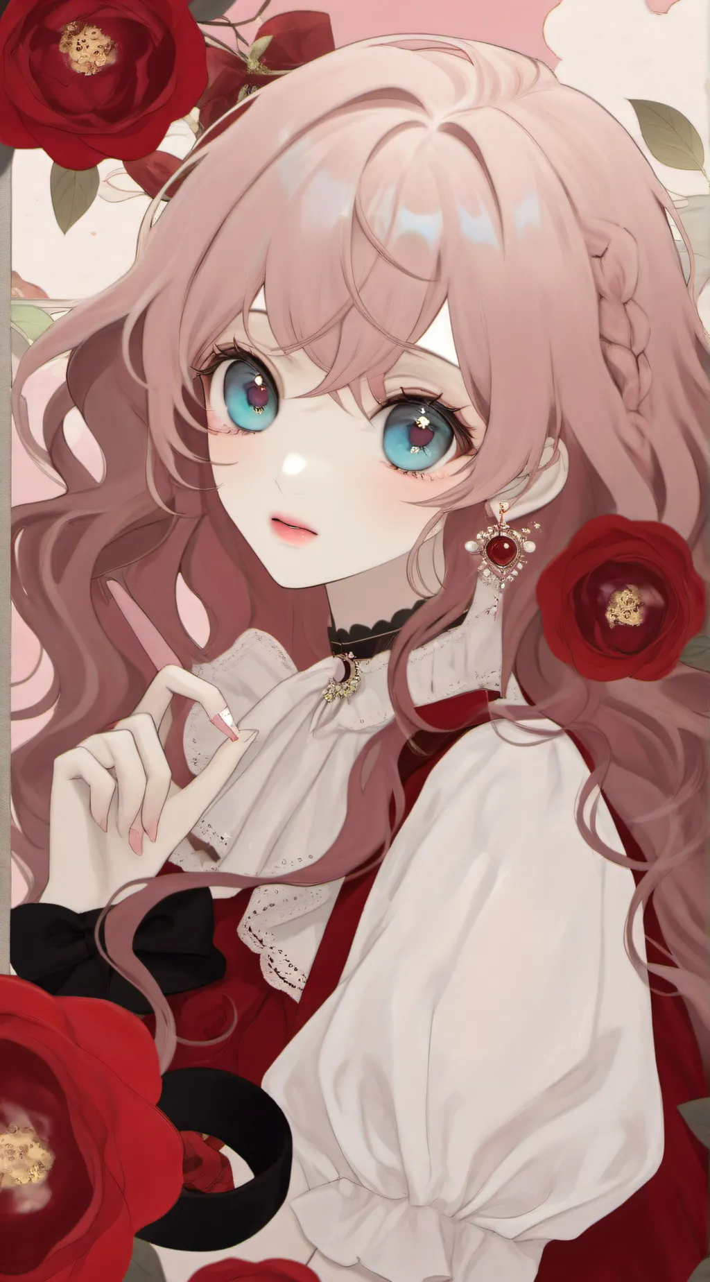 ai character: Aurora background