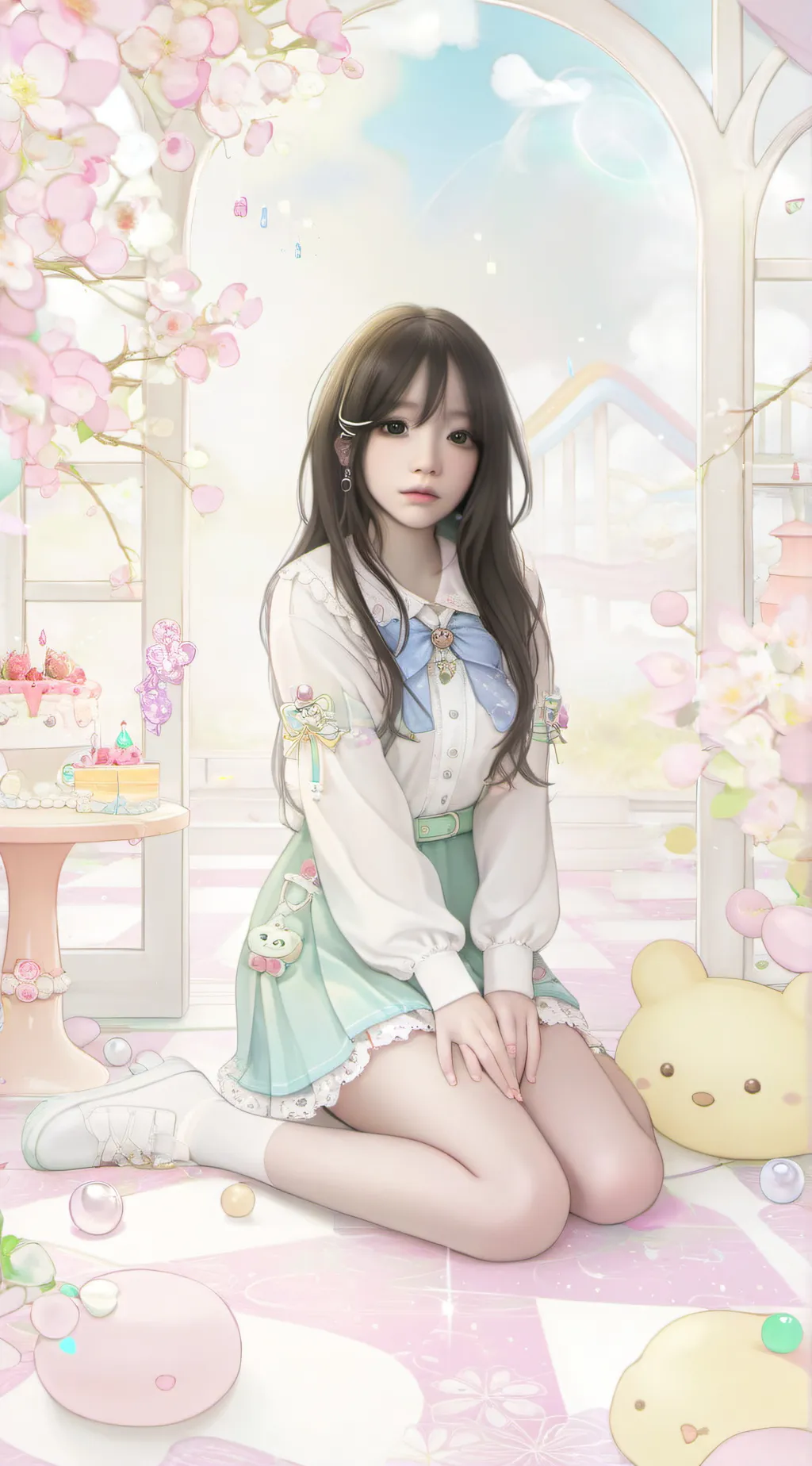 ai character: Mira background