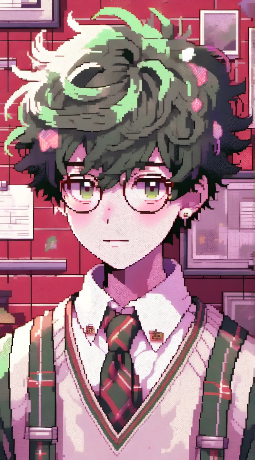 ai character: MHA final war background