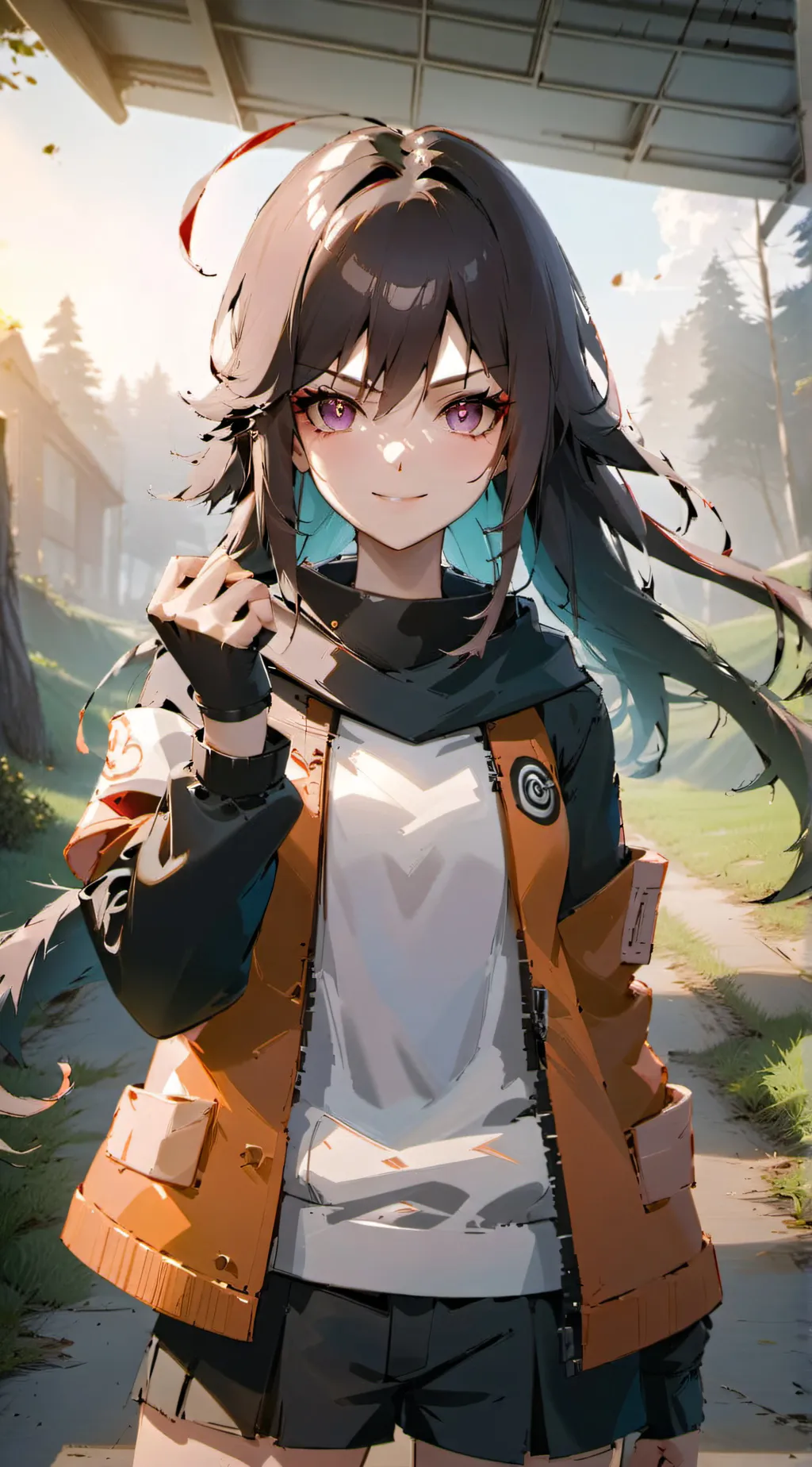 ai character: Naruto training  background