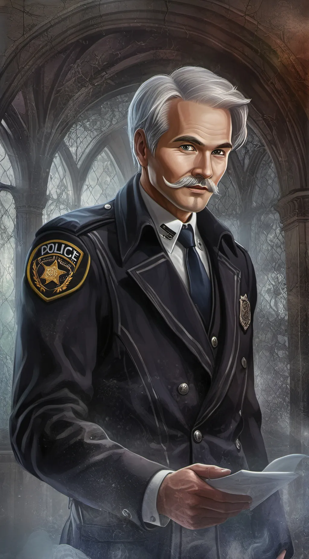 ai character: samuel king  background
