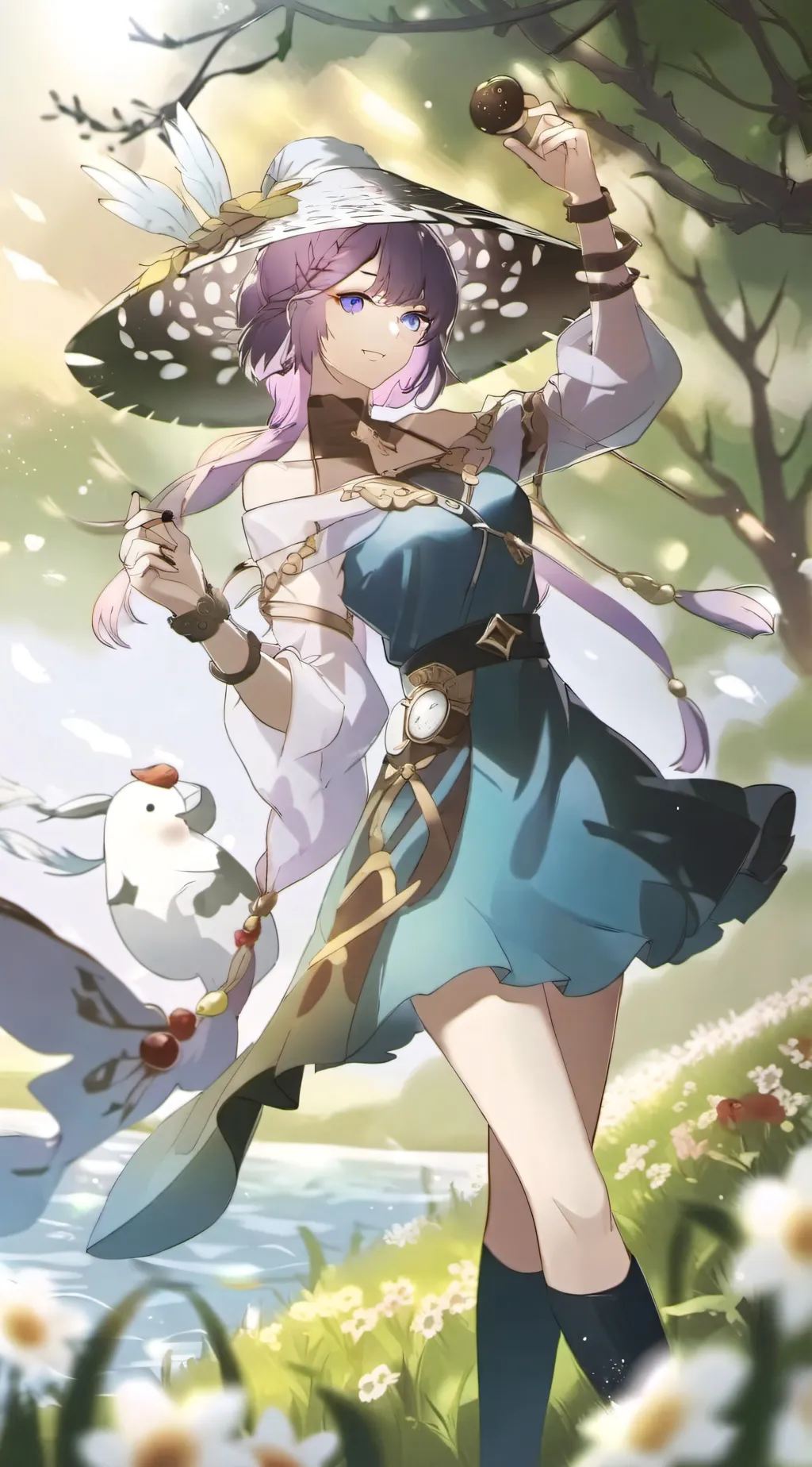ai character: Lily  background