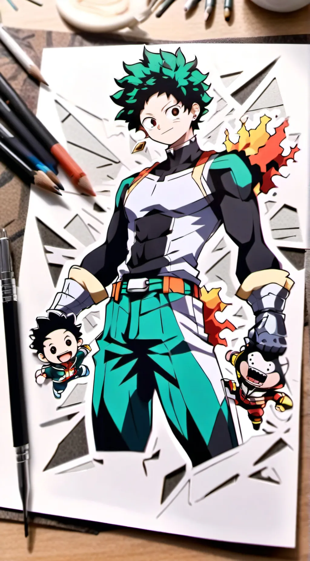 ai character: mha mosters background