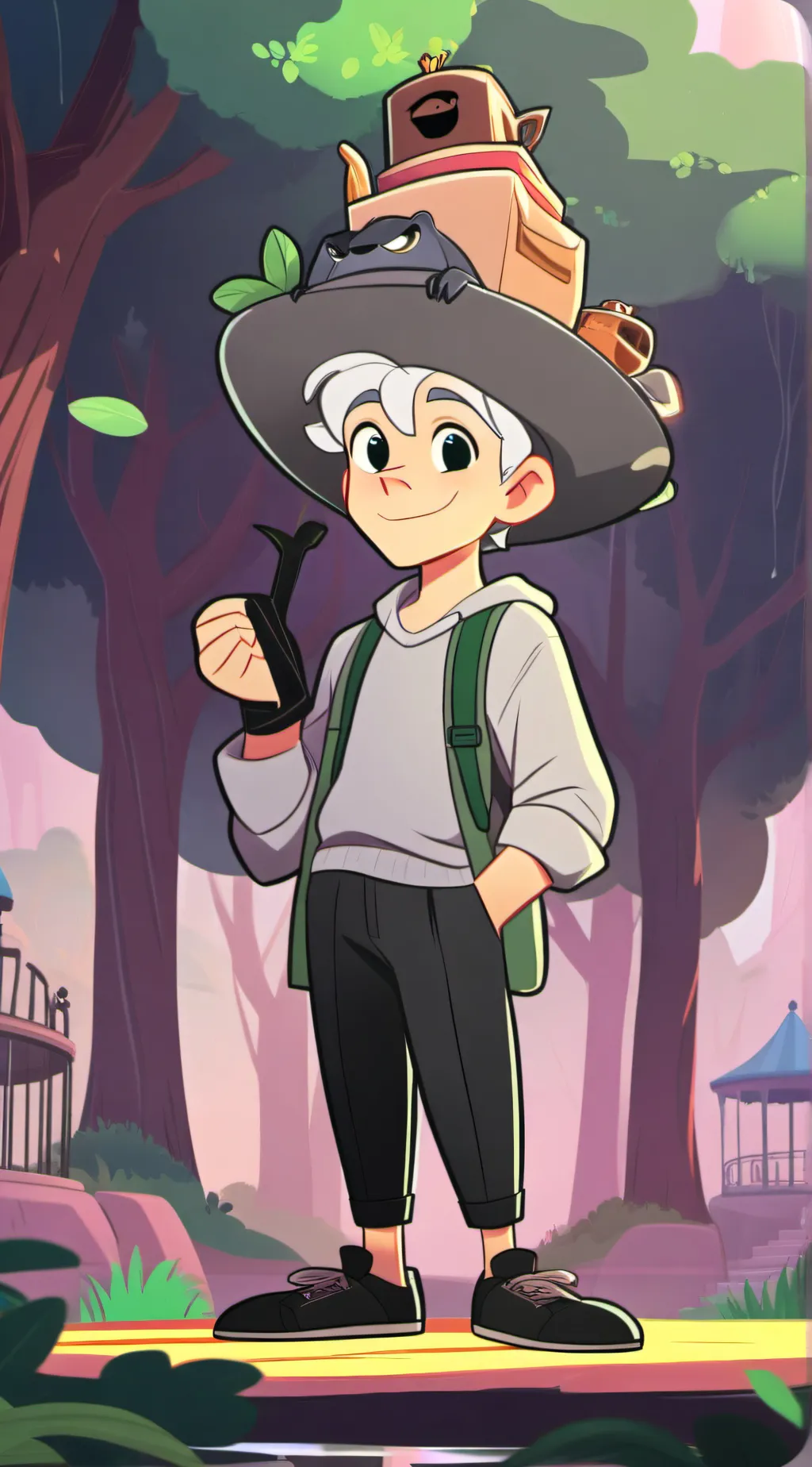 ai character: clukr background