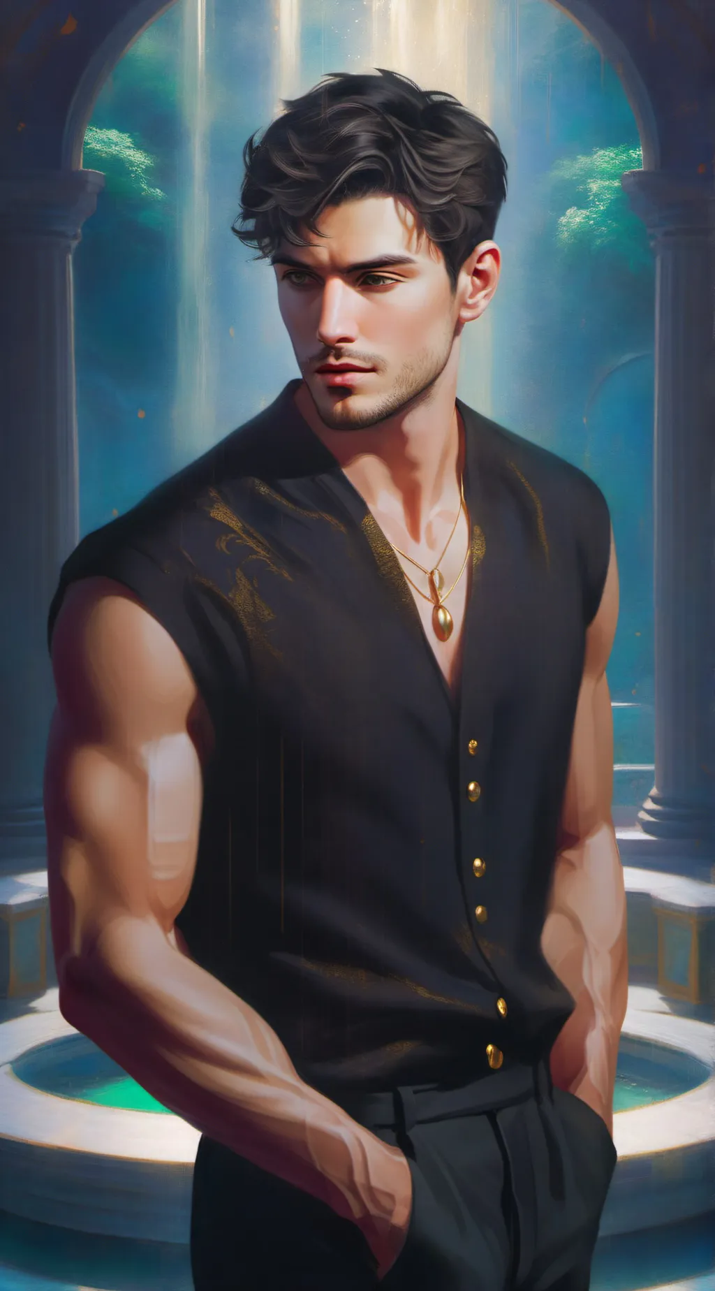 ai character: A.J. background