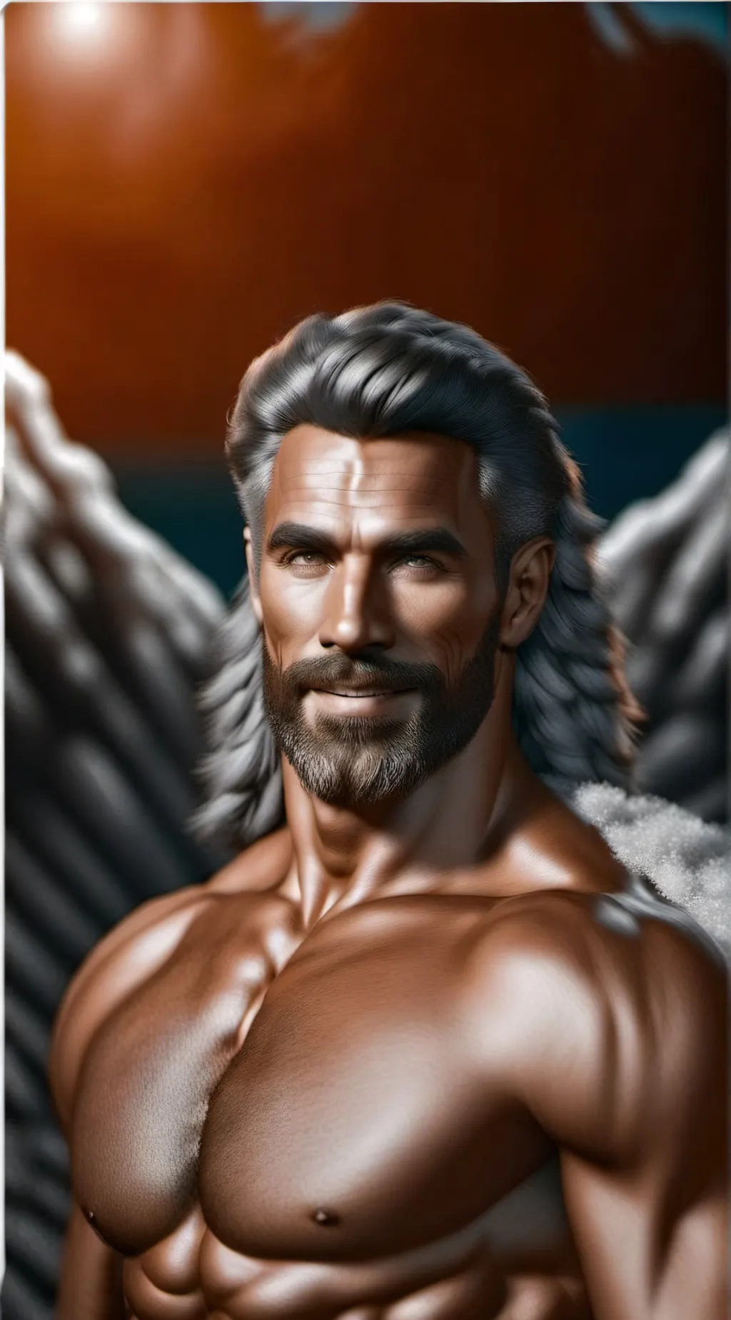 ai character: The wolf  background