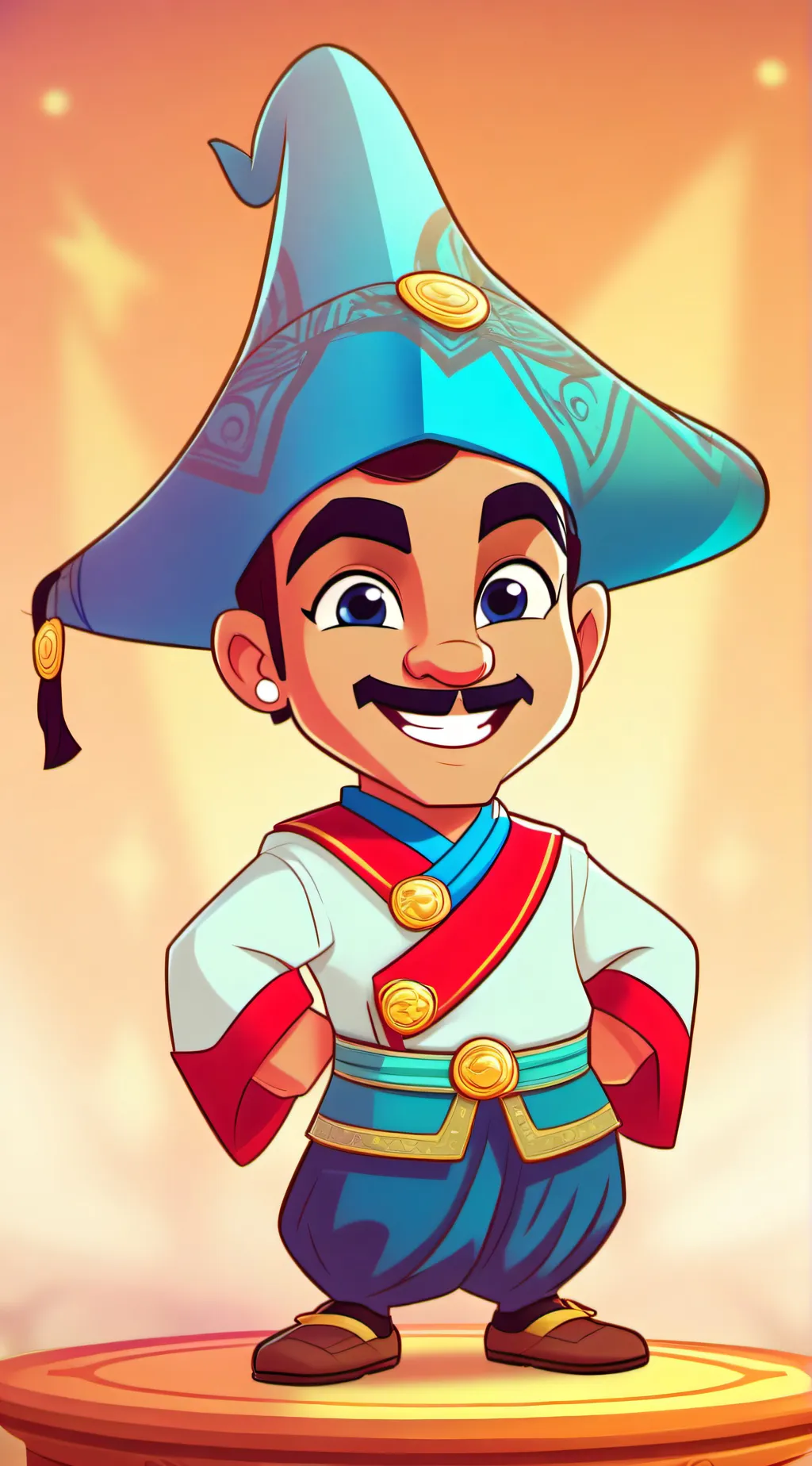 ai character: Akinator  background