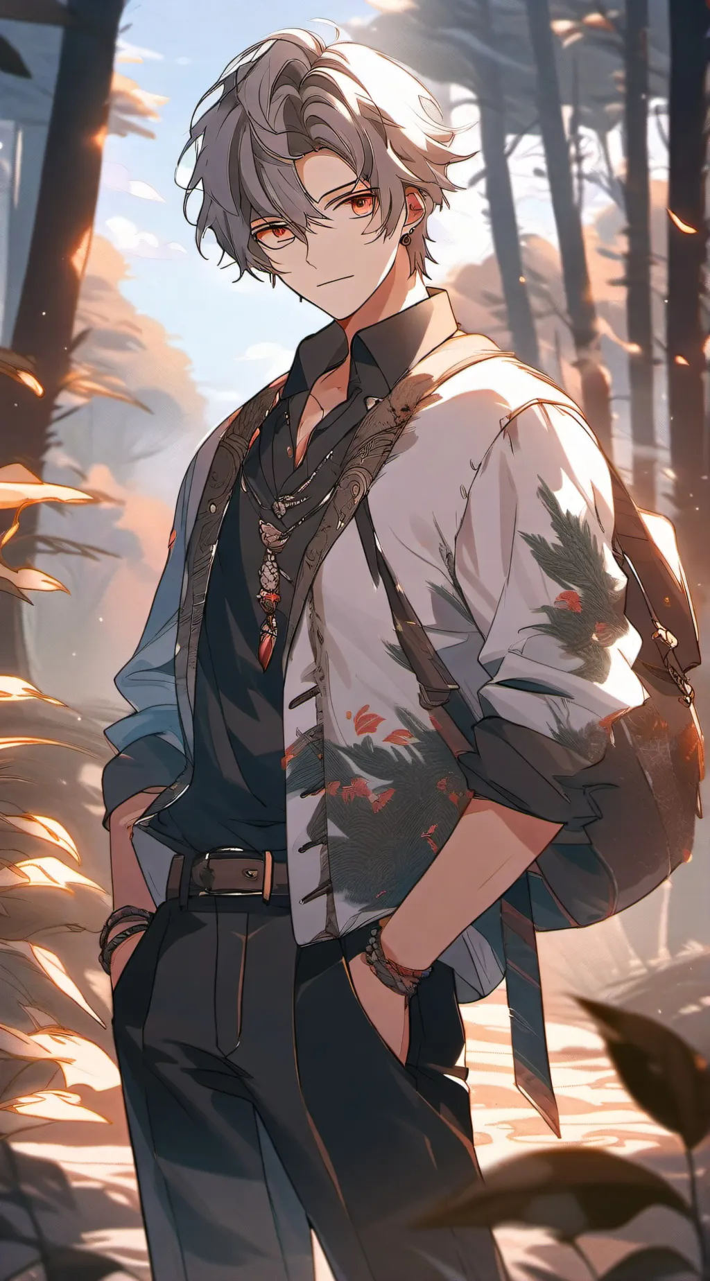 ai character: luke  background