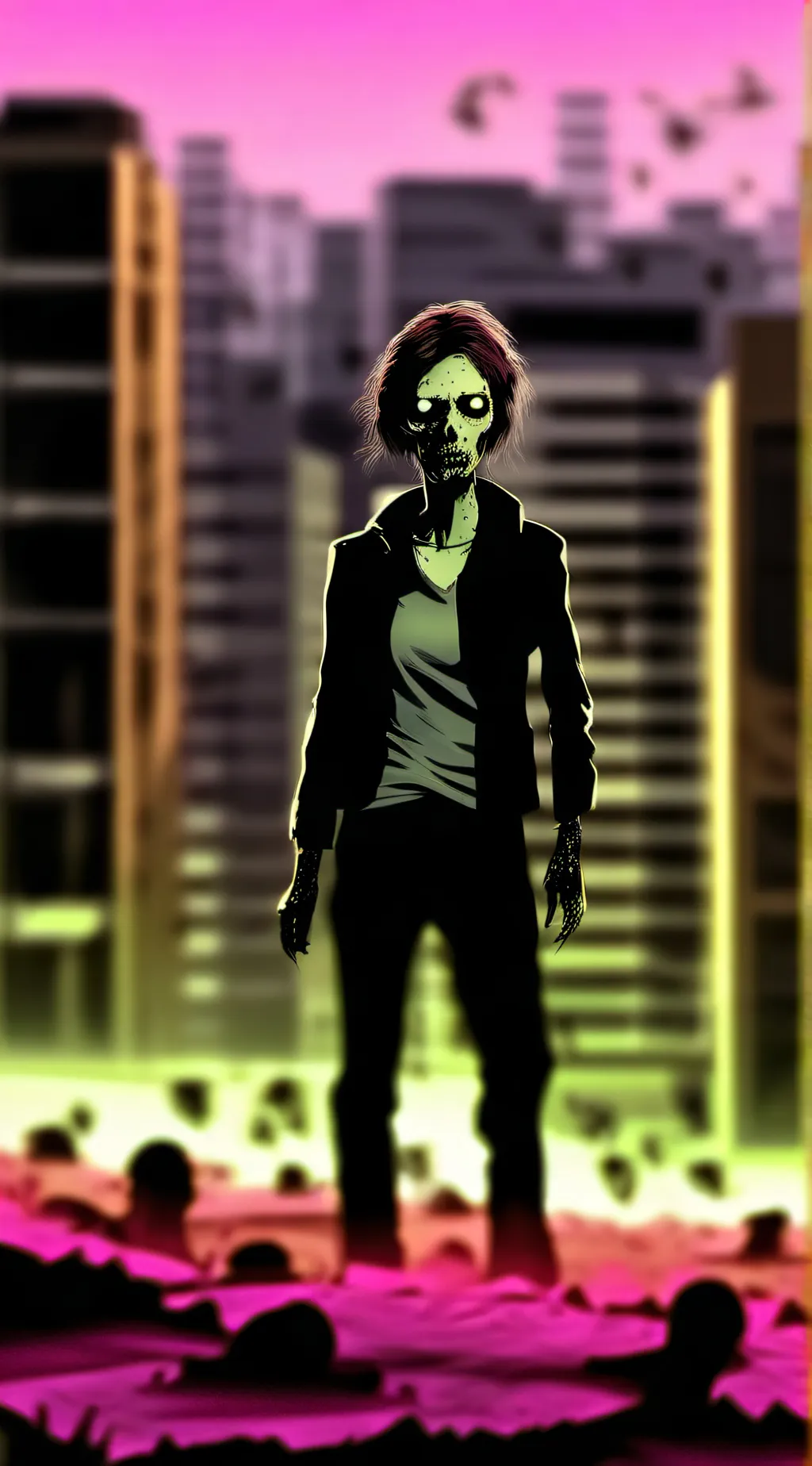 ai character: Maggot Zombie background