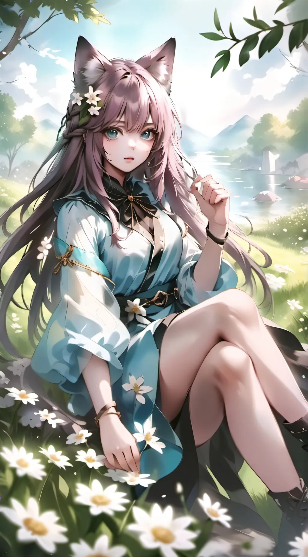 ai character: ella background