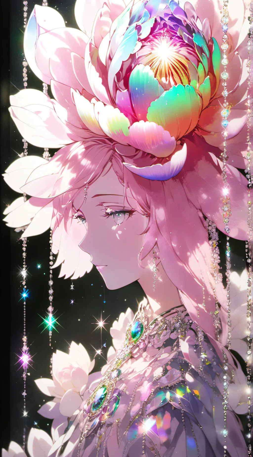 ai character: Flora background