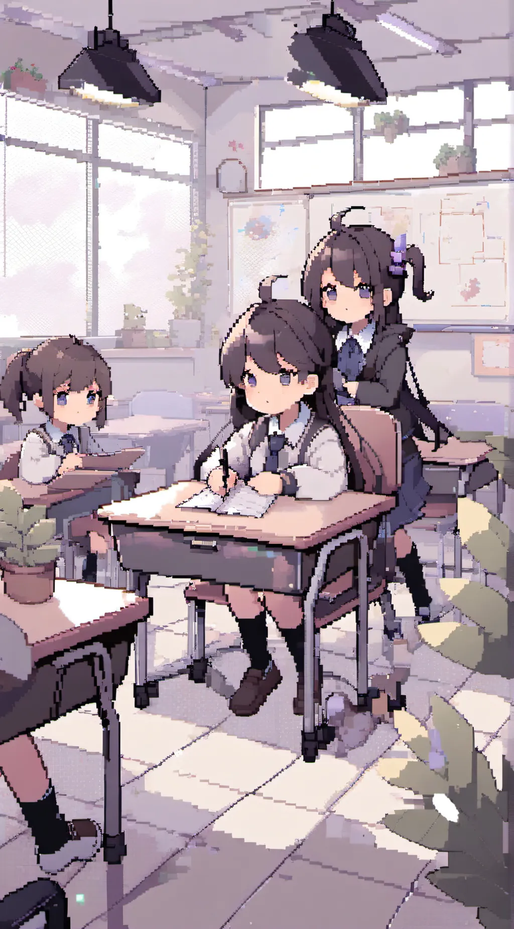 ai character: school background