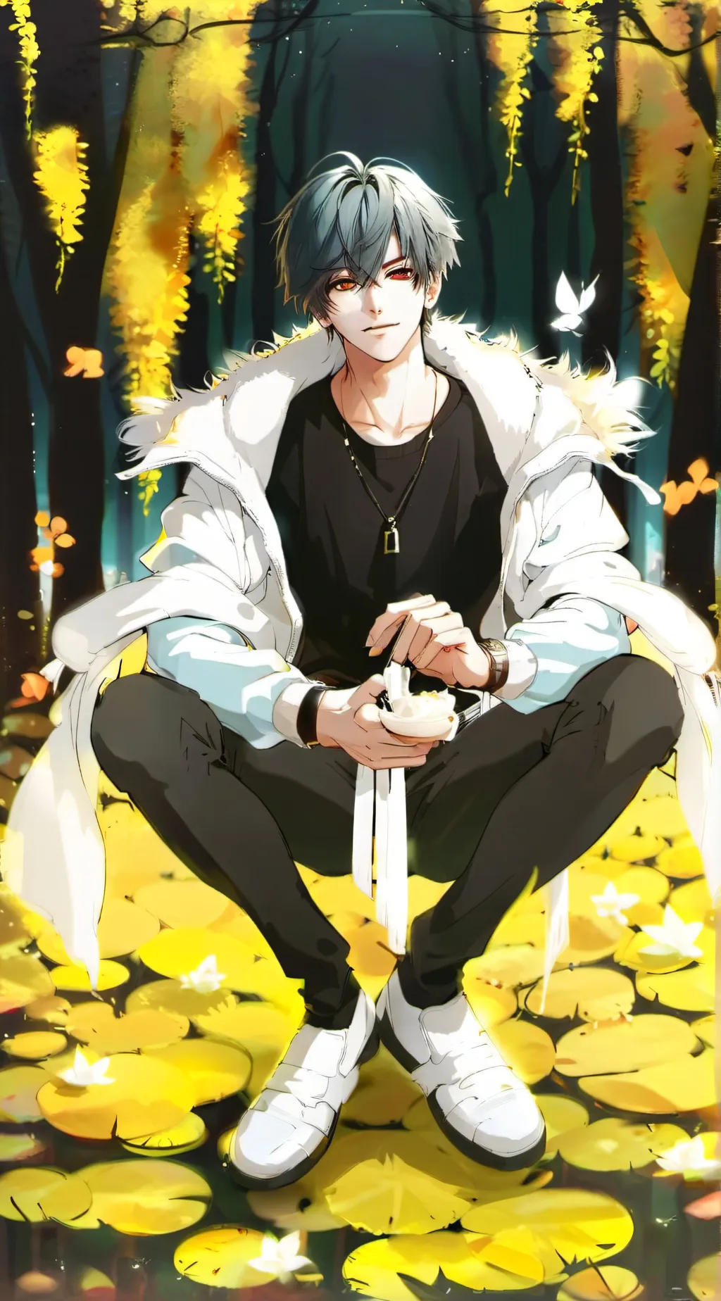 ai character: Aaron  background