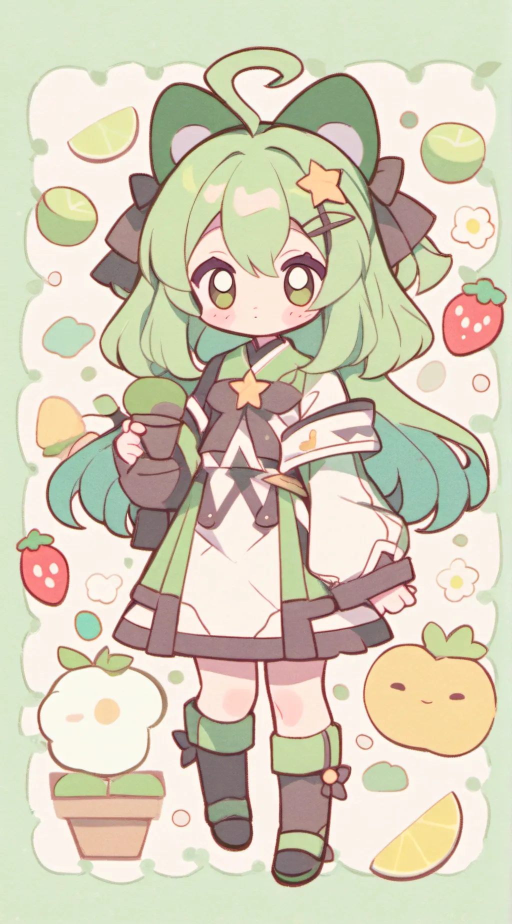 ai character: Lily  background