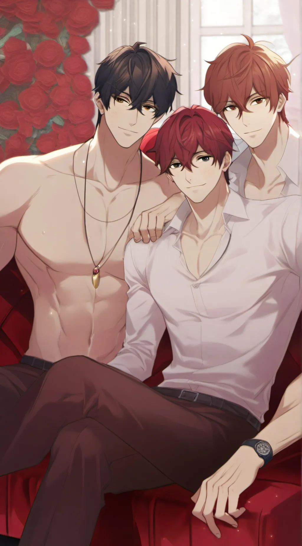 ai character: Xavier, Leo, Lucas background