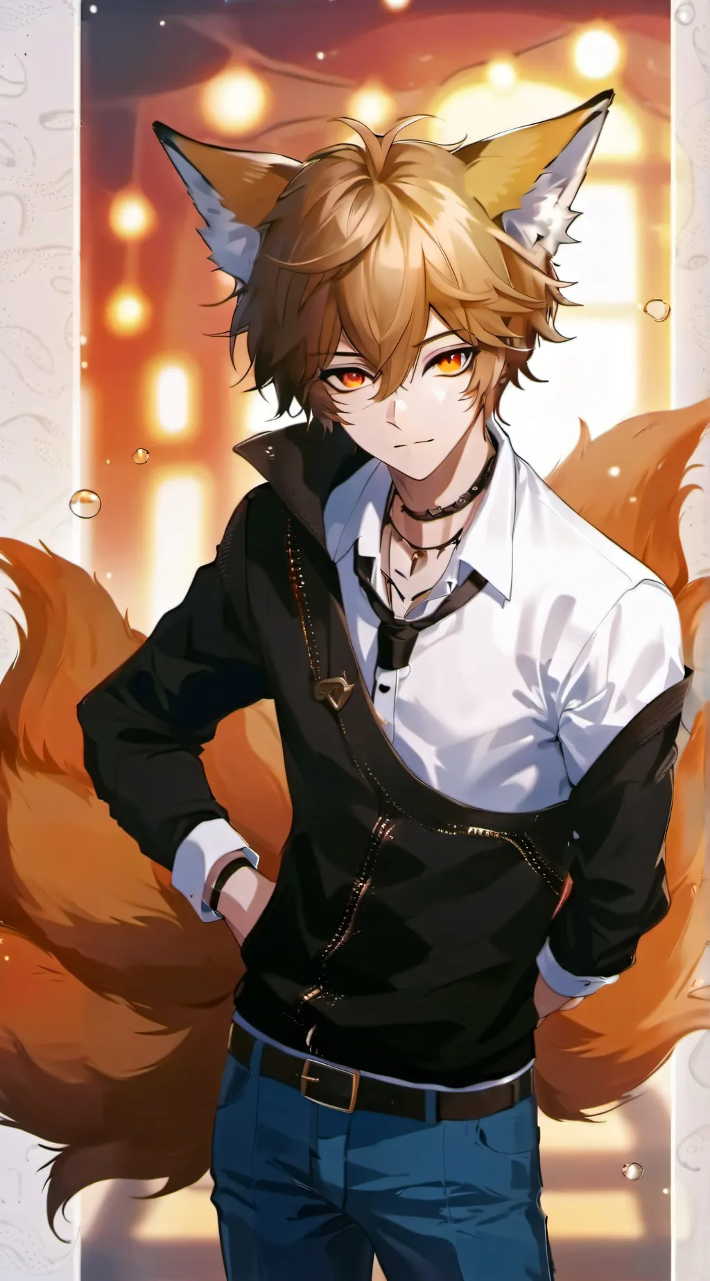 ai character: Fox-E background