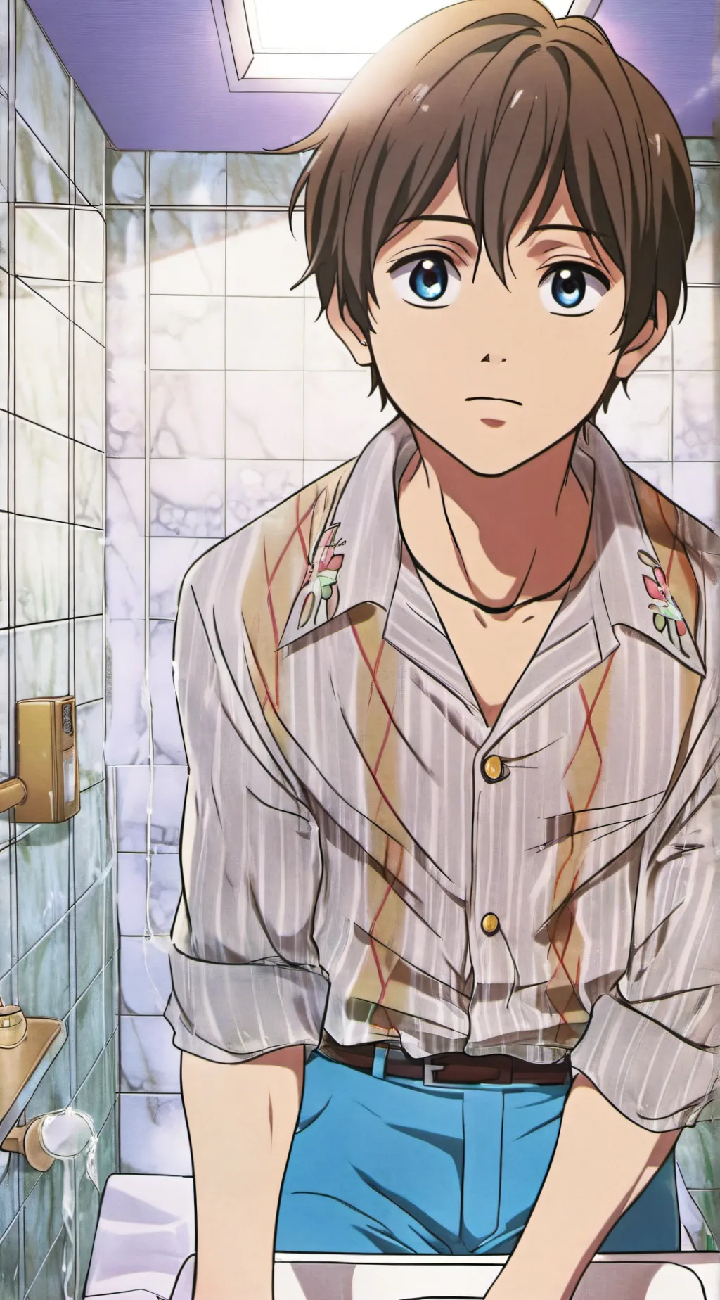 ai character: mha vacation background