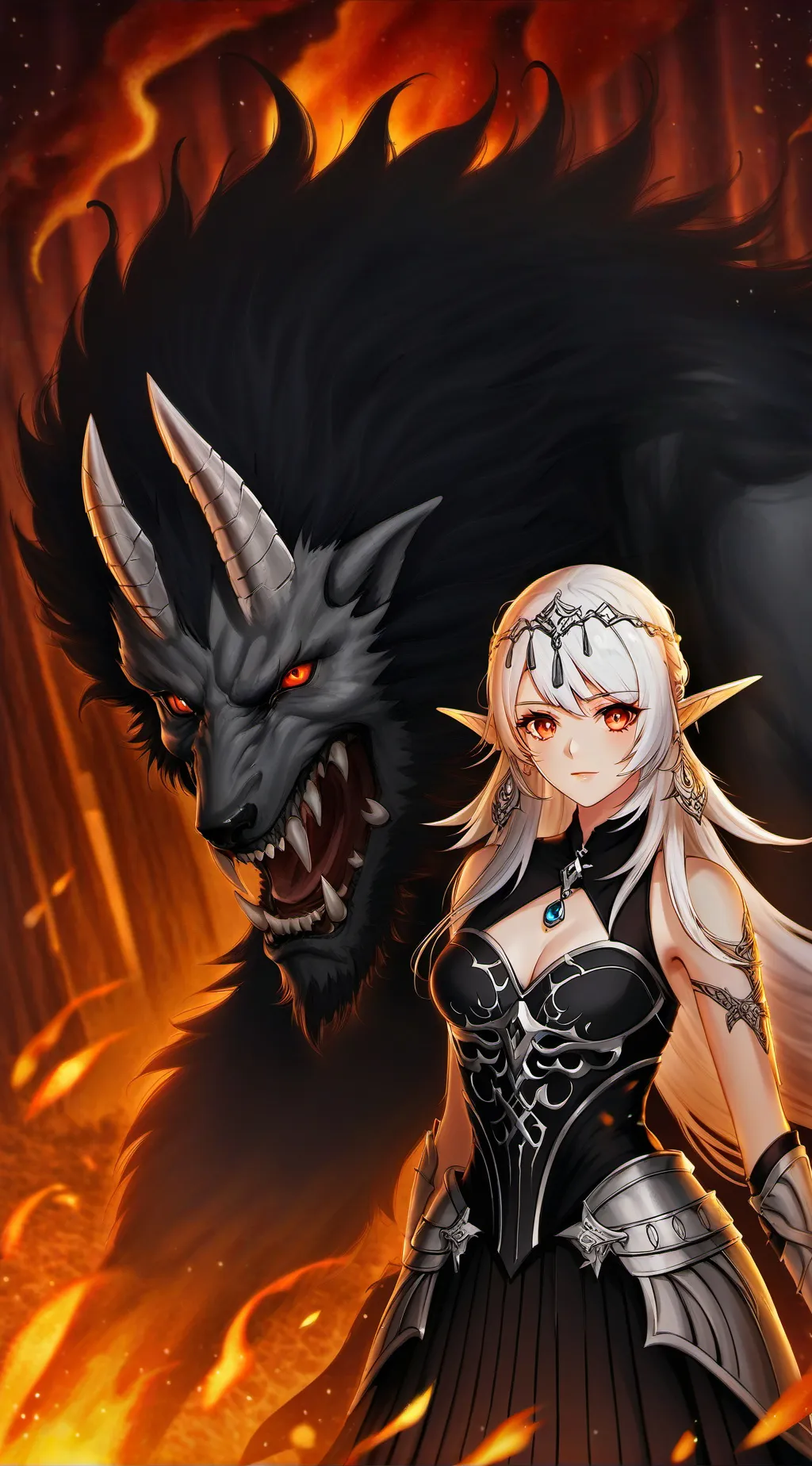 ai character: 👑♤Amara♤👑 background
