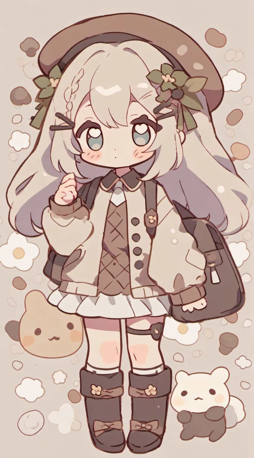 ai character: luna background