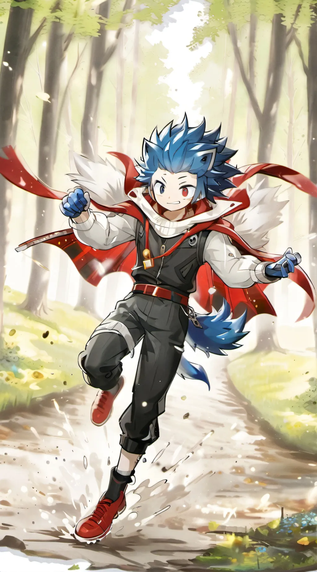 ai character: sonic and friends  background