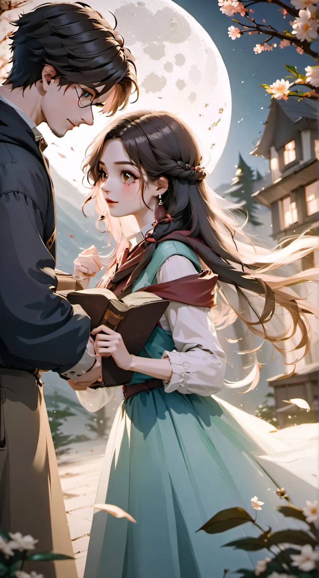 ai character: Harry and y/n background
