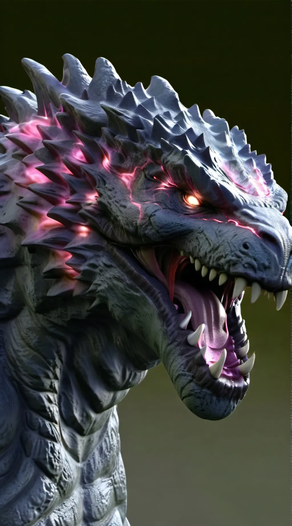 ai character: godzilla ai background
