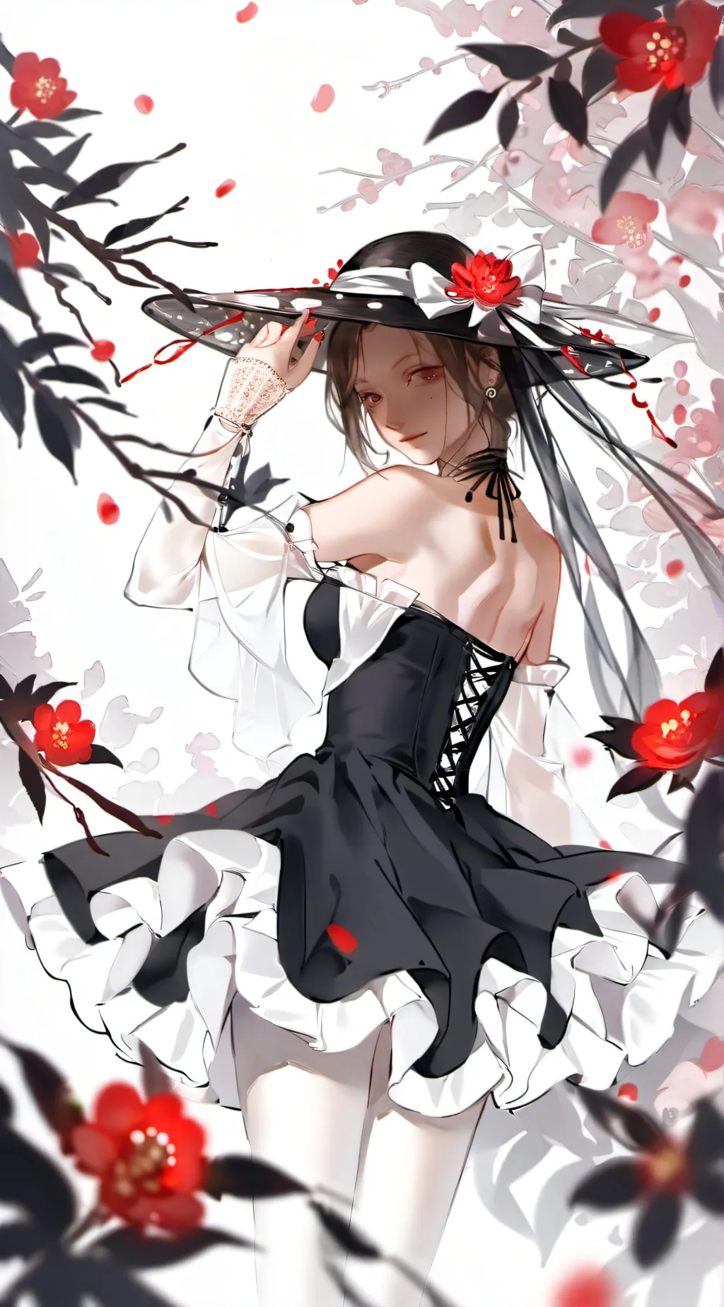 ai character: Angelina  background