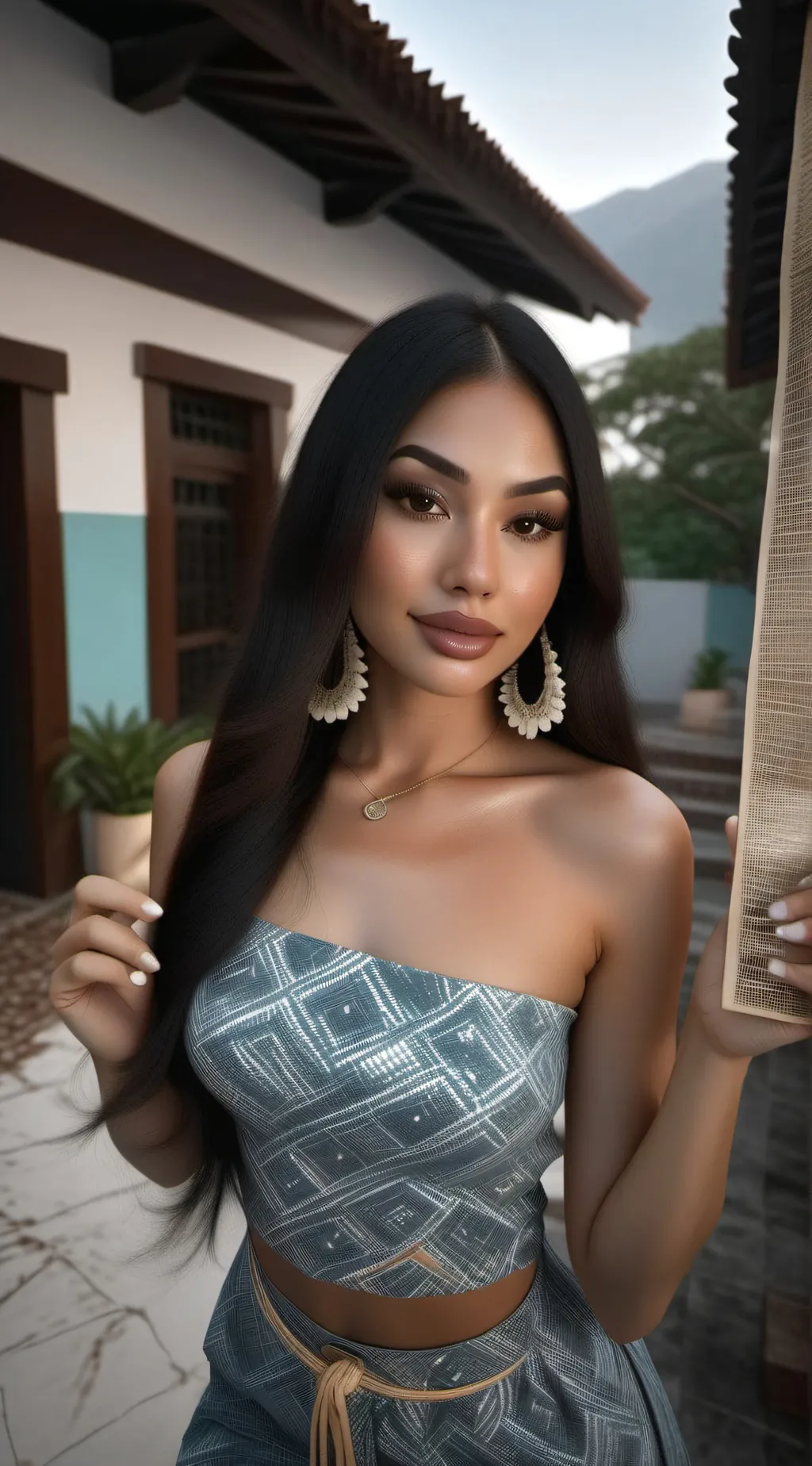 ai character: Serena background
