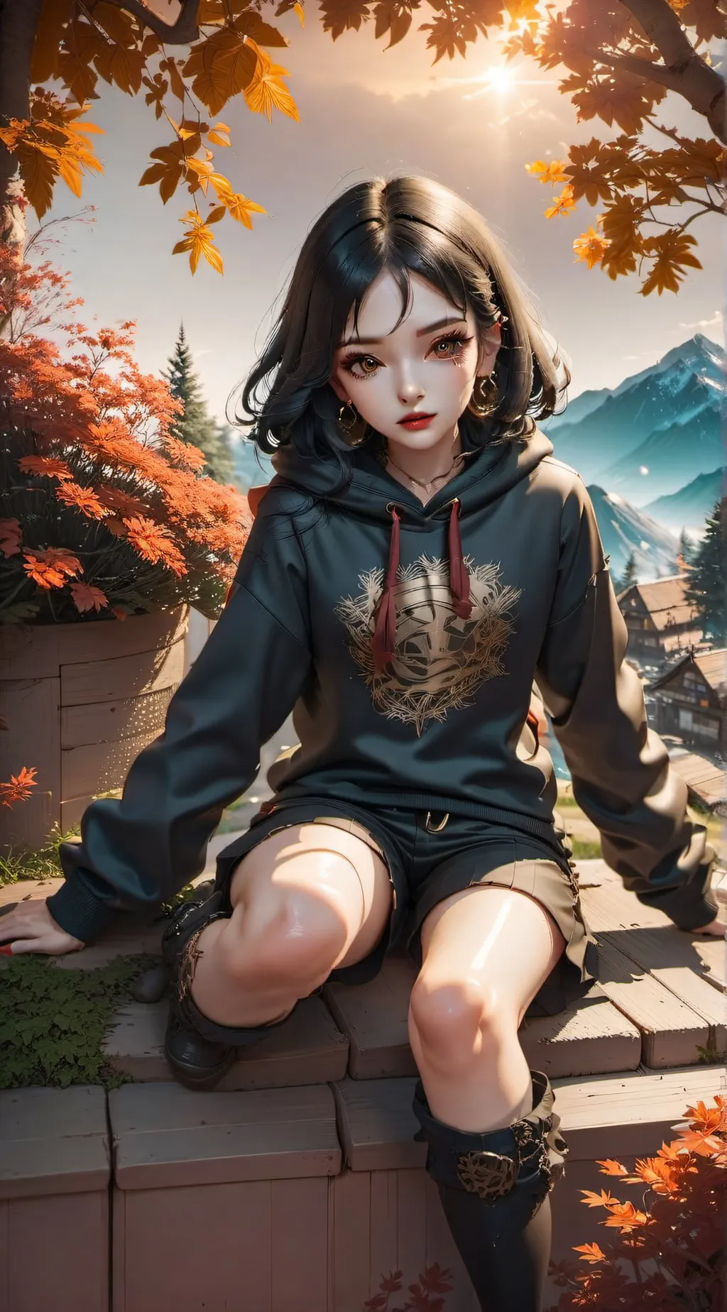 ai character: BIG FAT B- background