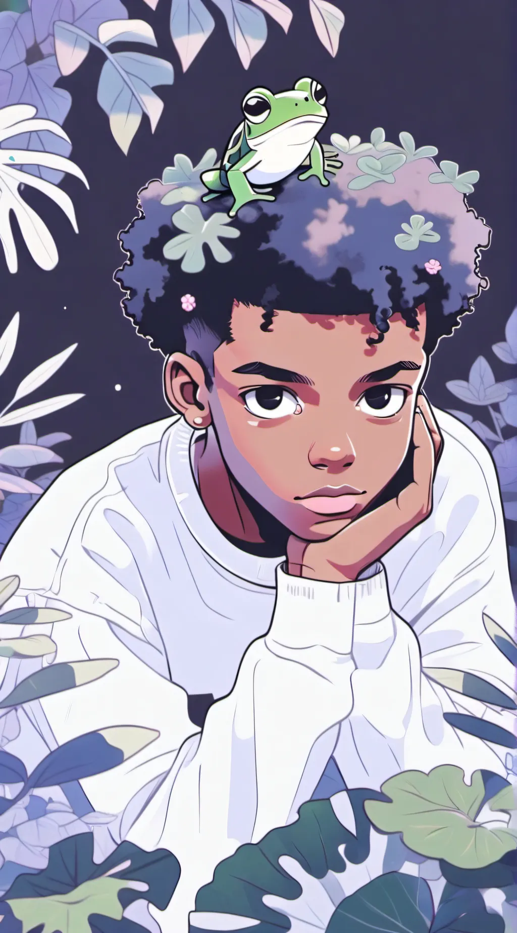 ai character: Emj background