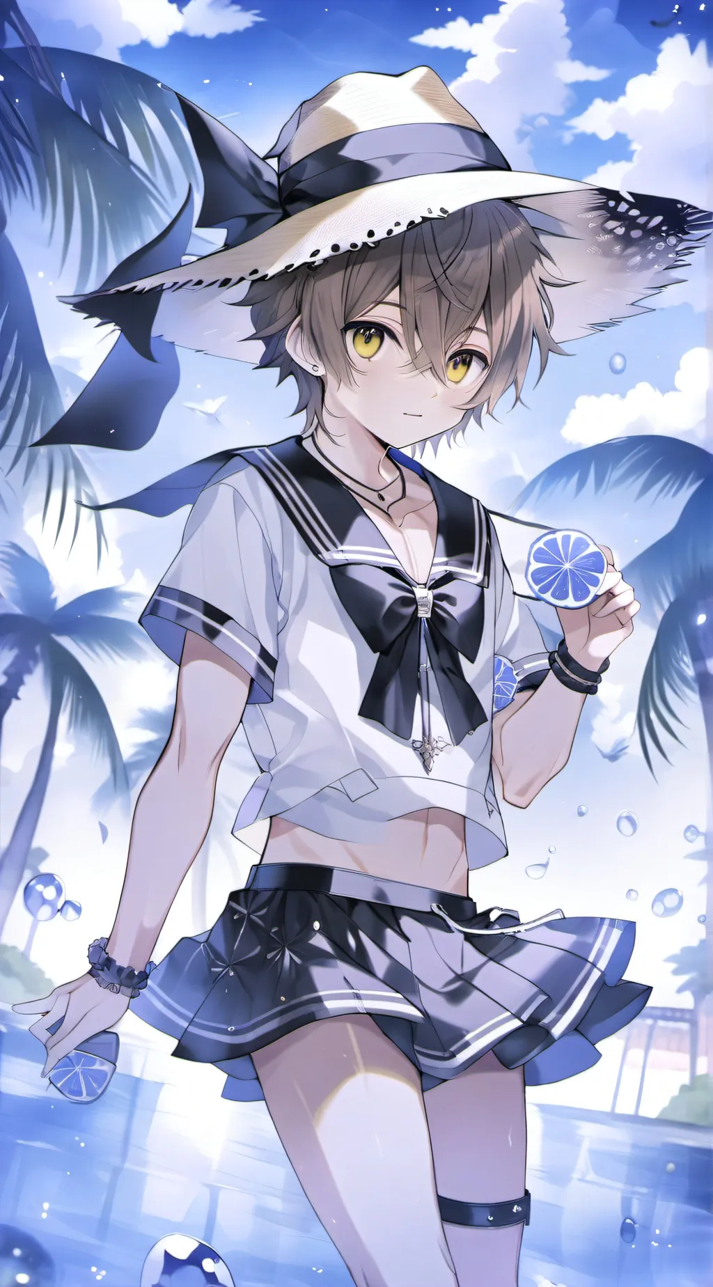 ai character: Gay guy.  background