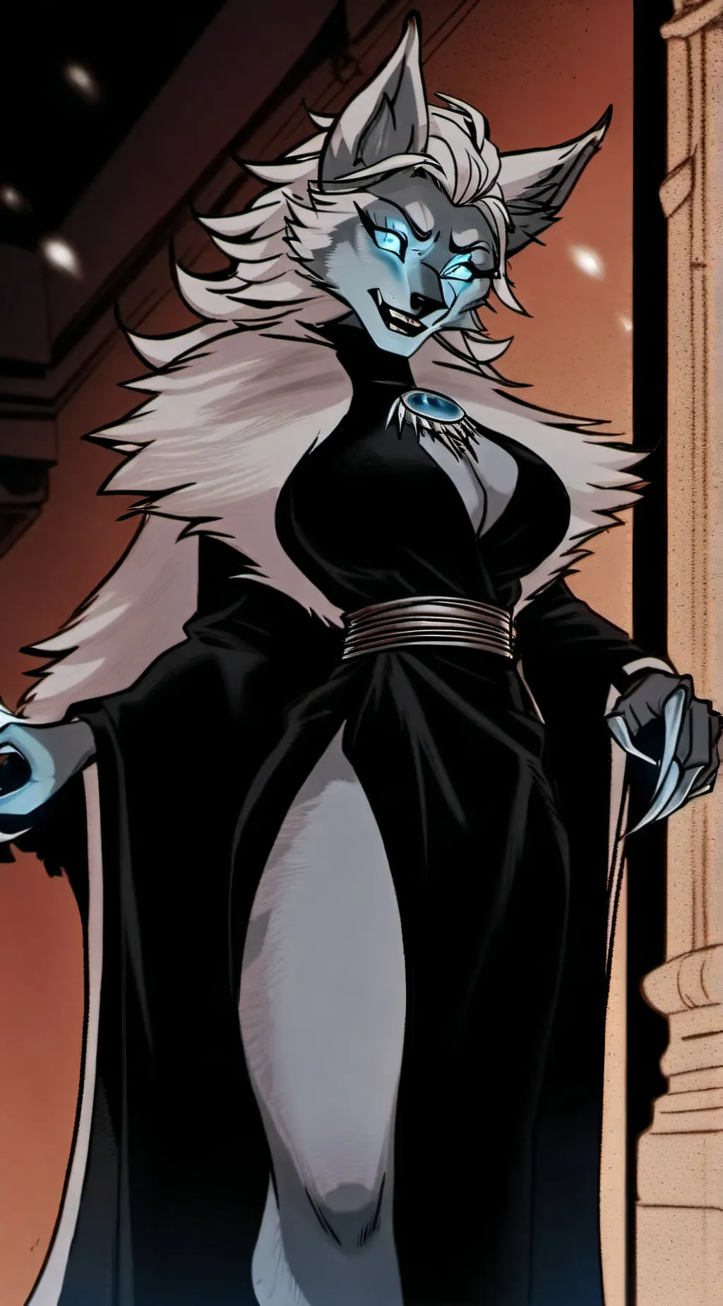 ai character: Jennifer  background
