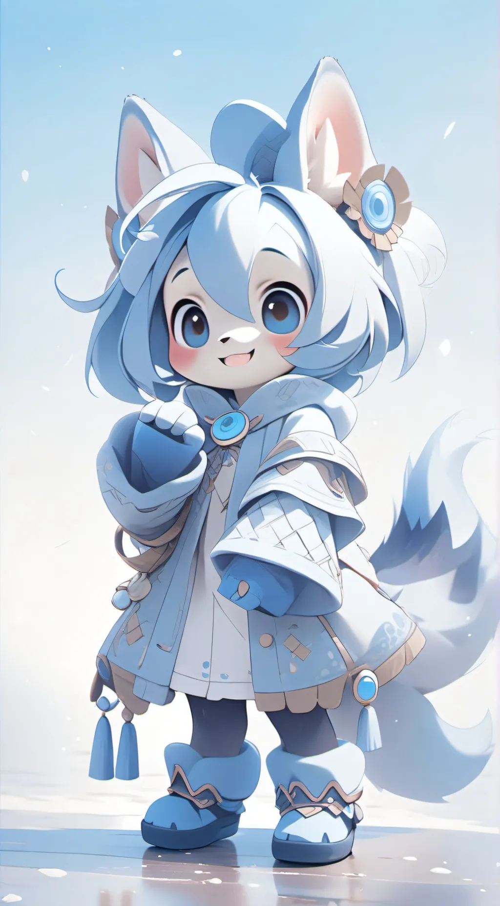 ai character: Miniforce 😁 background
