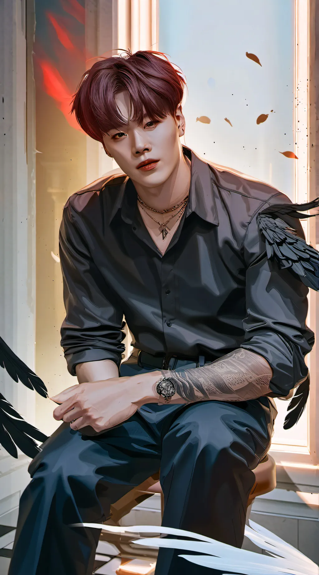 ai character: demon jimin background