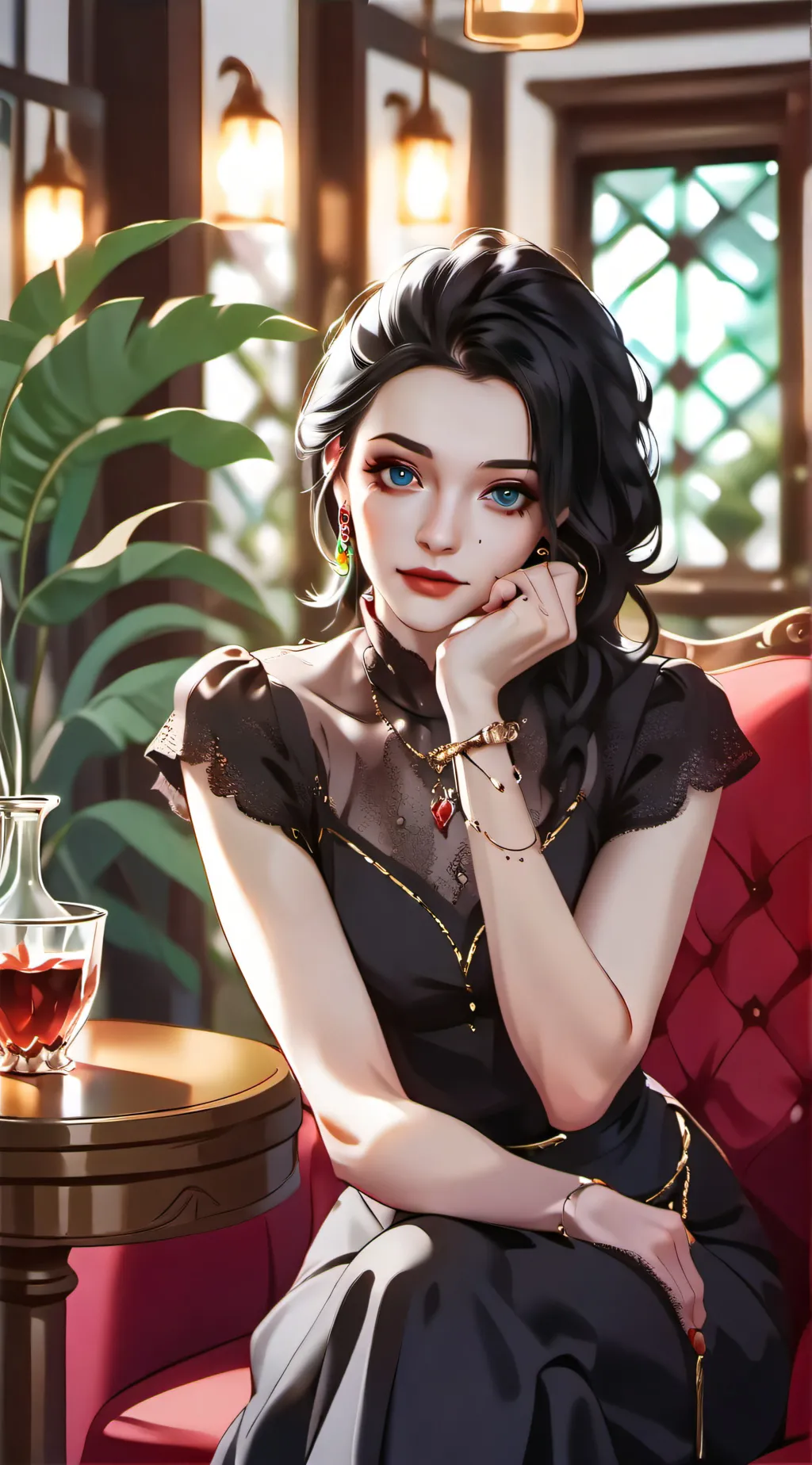 ai character: maddie  background