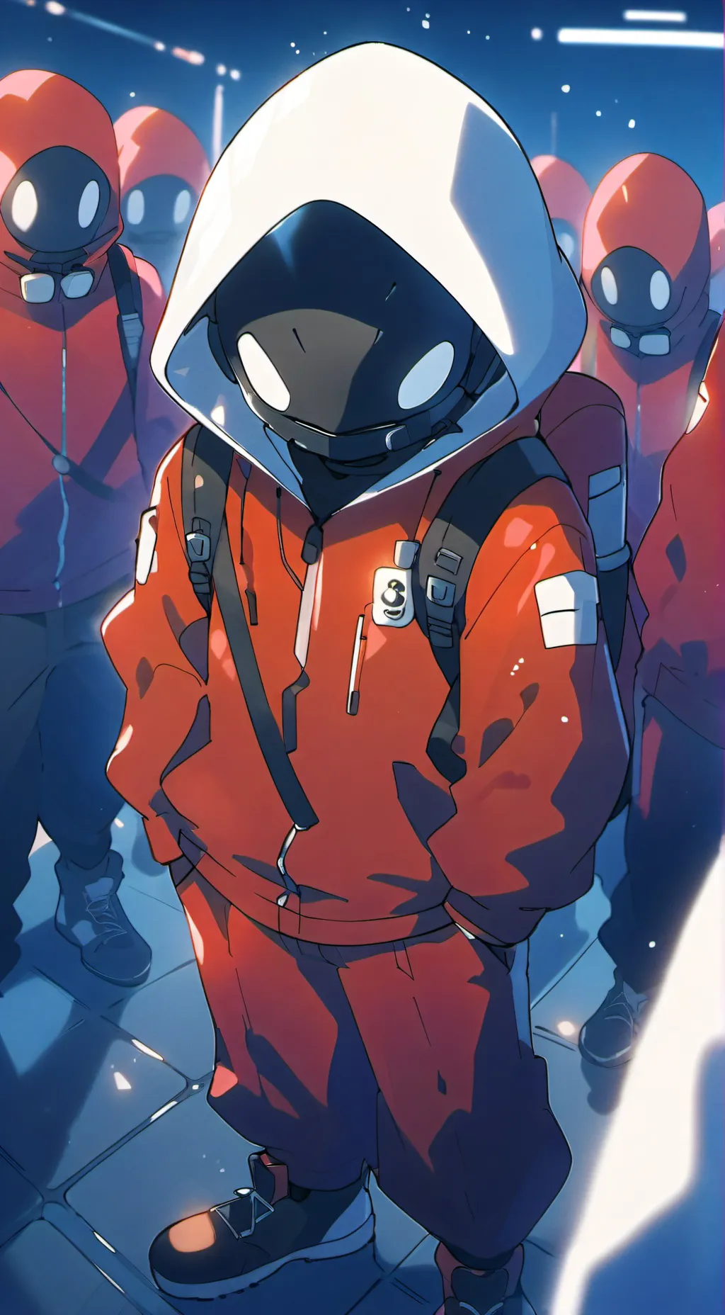 ai character: Squid Game background