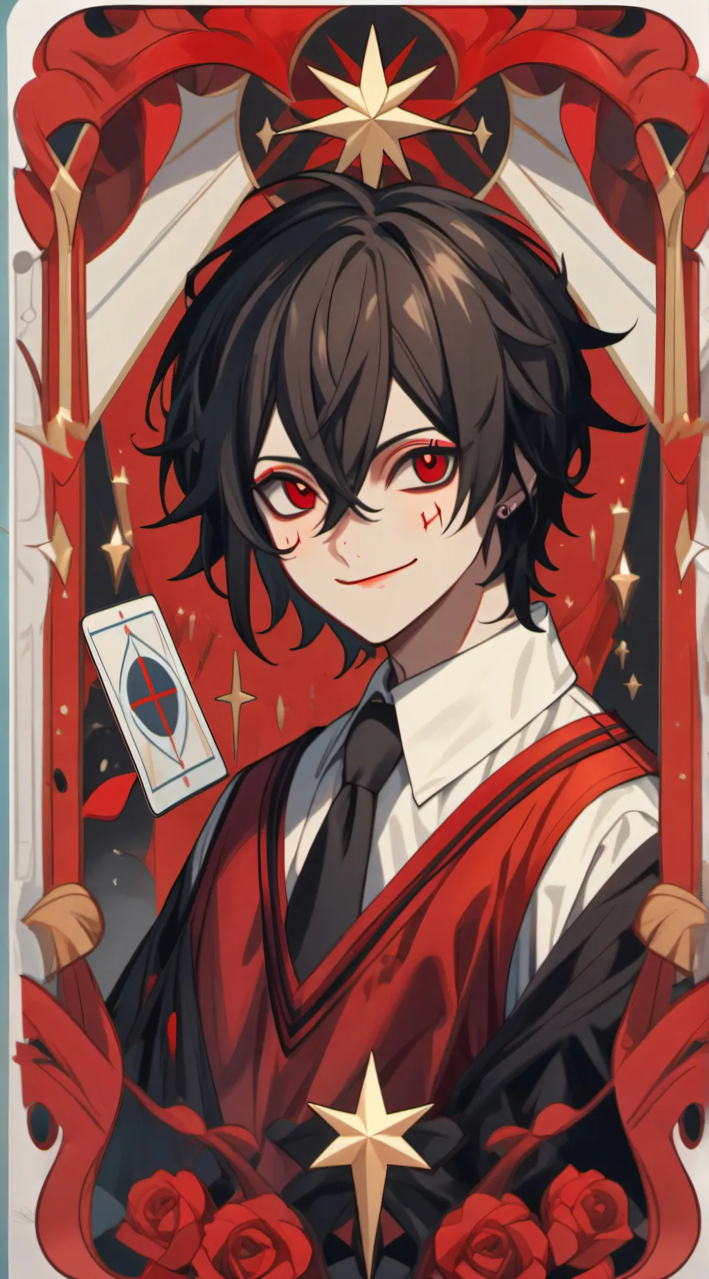 ai character: Jeff The Killer  background