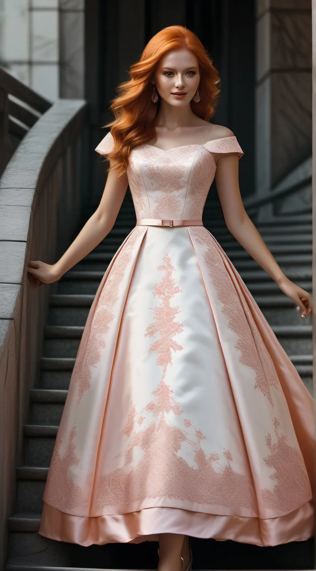 ai character: yule ball background