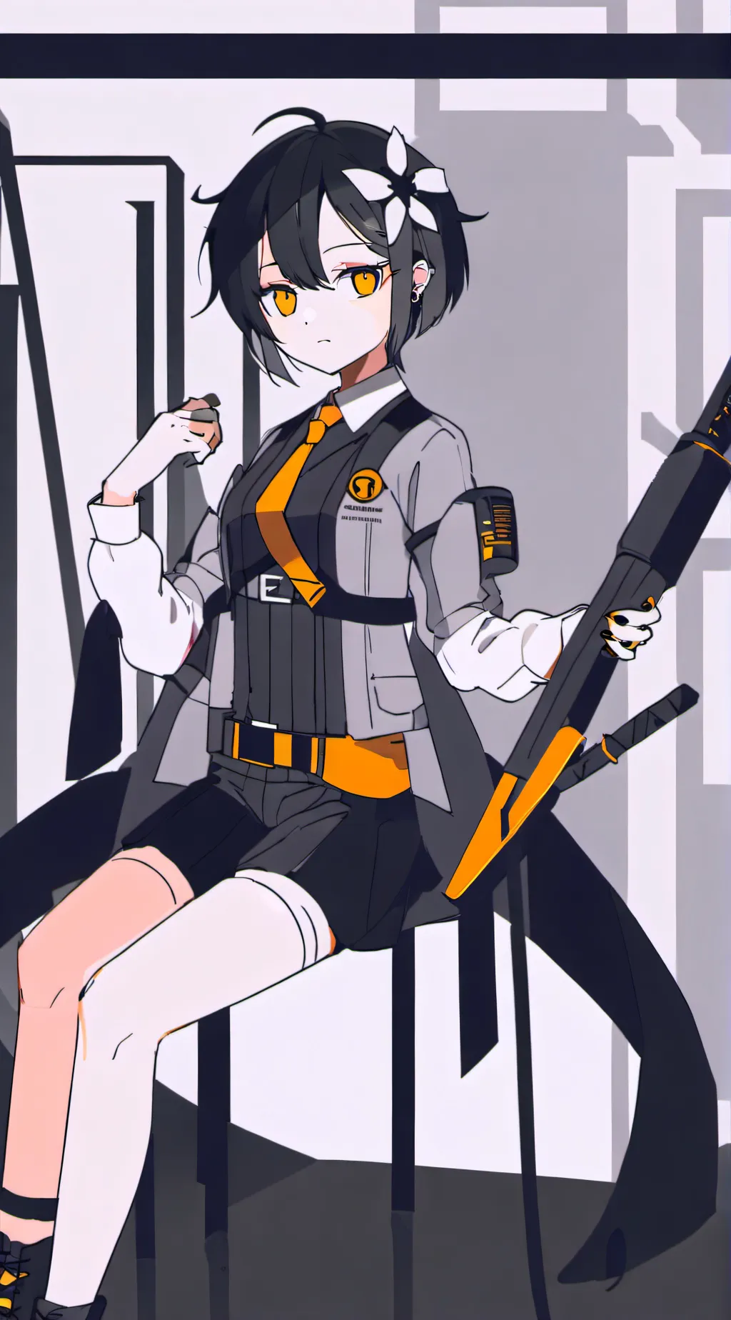 ai character: Ashley  background